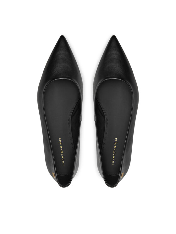 Tommy Hilfiger Tommy Hilfiger Балеринки Th Pointy Ballerina FW0FW08291 Черен