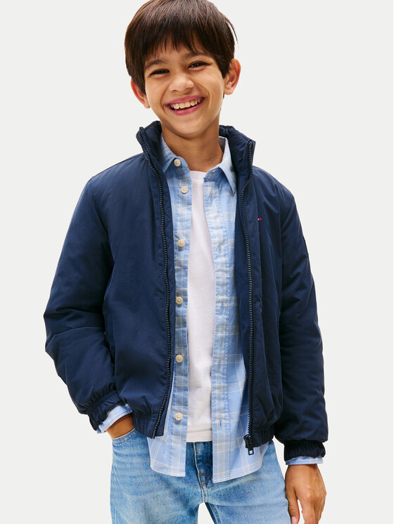 Tommy Hilfiger Tommy Hilfiger Kurtka przejściowa KB0KB09852 Granatowy Regular Fit
