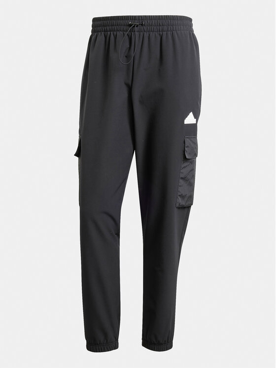 adidas adidas Spodnji del trenirke City Escape IR5179 Črna Regular Fit