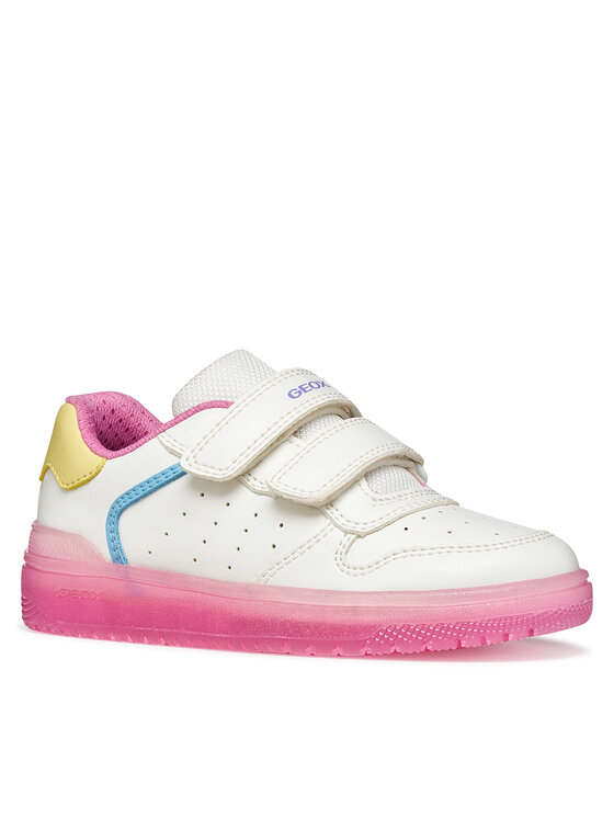 Geox Geox Tenisice J Washiba Girl J45HXB 0003W C1364 D Bijela