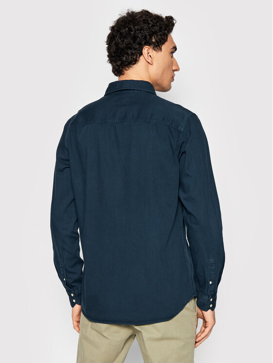 Jack&Jones Jack&Jones Košulja Sheridan 12138115 Tamnoplava Slim Fit