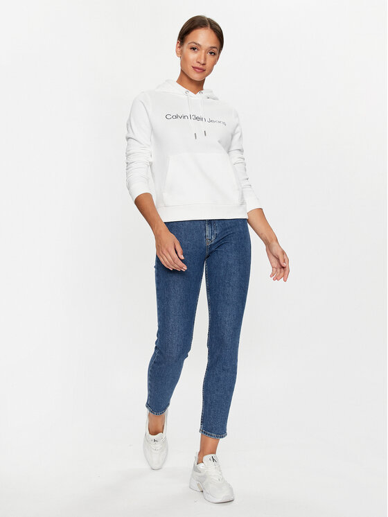 Calvin Klein Jeans Calvin Klein Jeans Pluus J20J220254 Valge Regular Fit