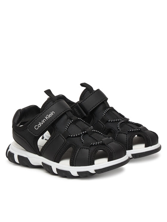 Calvin Klein Calvin Klein Szandál Velcro Sandal V1B2-83320-1591 Fekete