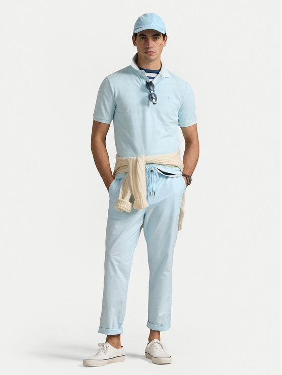 Polo Ralph Lauren Polo Ralph Lauren Szövet nadrág 710958589005 Kék Classic Fit