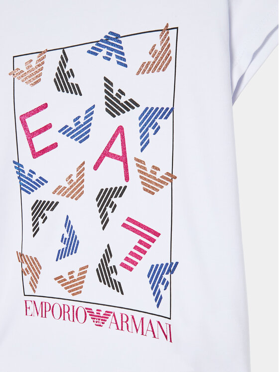 EA7 Emporio Armani EA7 Emporio Armani Majica 3RFT11 FJ2HZ 1100 Bela Regular Fit