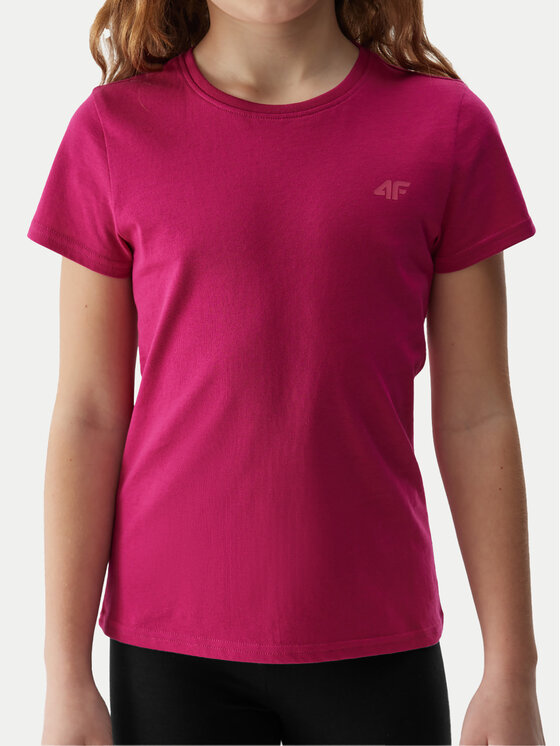 4F 4F T-shirt 4FJWSS24TTSHF1110 Rosa Regular Fit