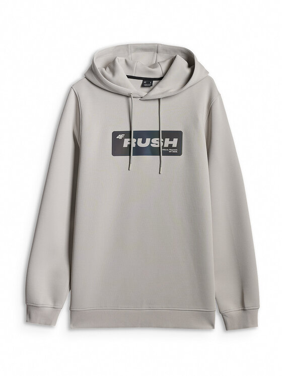 4F 4F Bluza IN MOTION Szary jasny Regular Fit