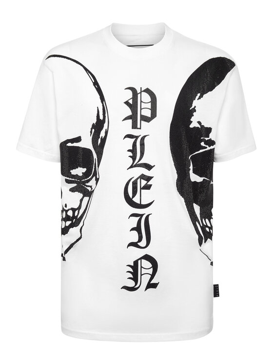 PHILIPP PLEIN PHILIPP PLEIN T-Shirt 2633 Biały Regular Fit
