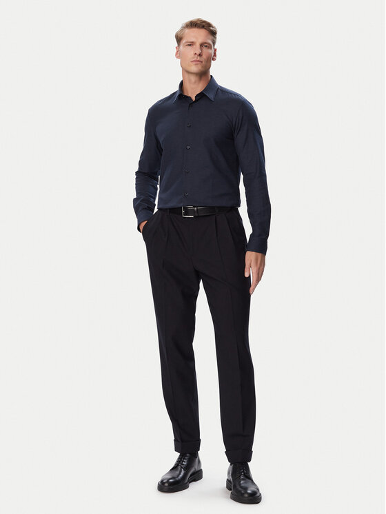 BOSS BOSS Hemd Roan-K-F 50571519 Blau Slim Fit