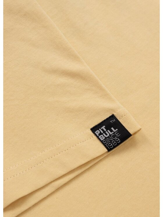 PITBULL PITBULL T-Shirt PITBULL CO. Żółty Regular Fit
