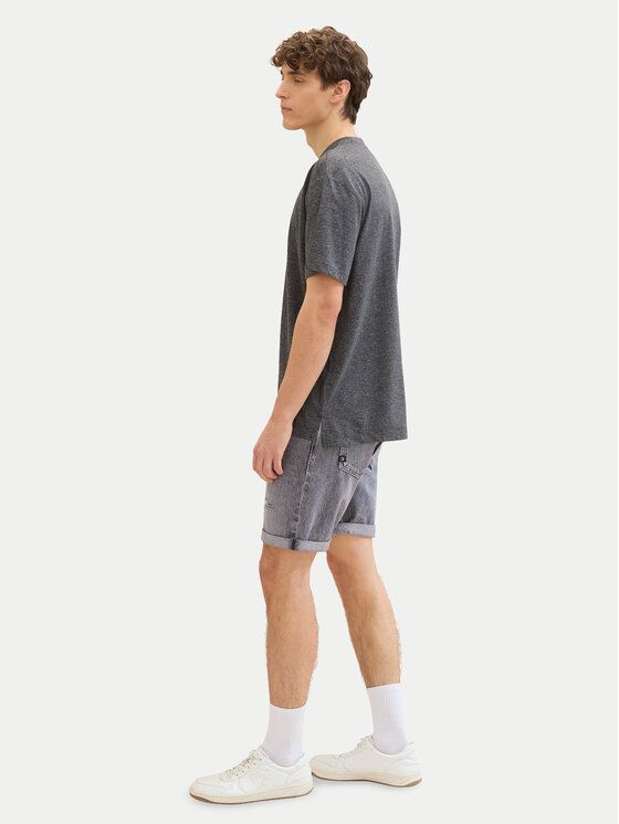 Tom Tailor Denim Tom Tailor Denim Szorty jeansowe 1041433 Szary Slim Fit