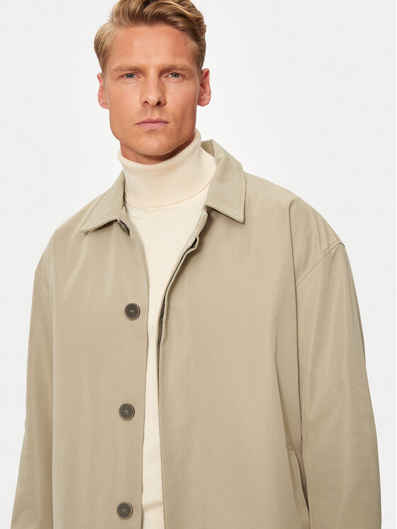 Only & Sons Only & Sons Trencz Mac 22030393 Beżowy Regular Fit