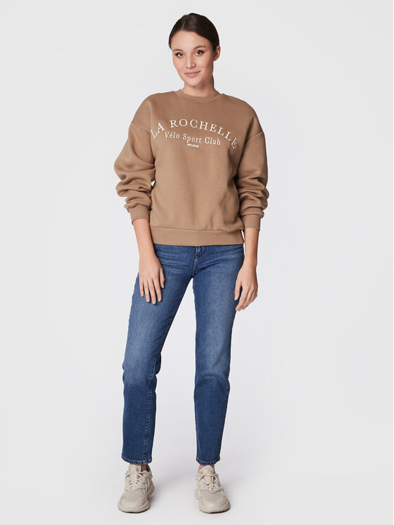 Felpa Riley 10949 Beige Oversize