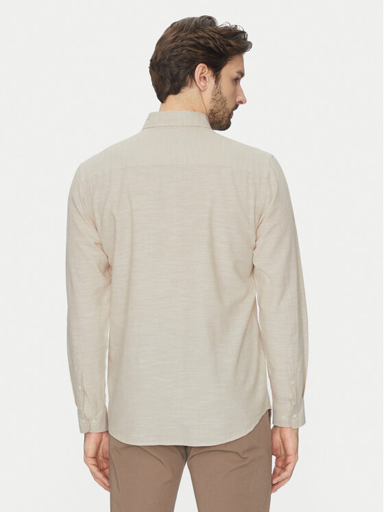 Jack&Jones Jack&Jones Košeľa Summer 12274599 Béžová Regular Fit