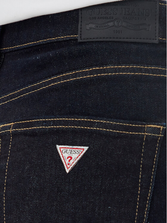 Guess Jeans Guess Jeans Džínsy W4BA92 D5CB4 Tmavomodrá Slim Fit