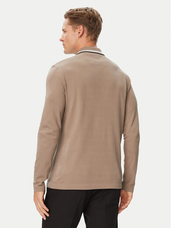 BOSS BOSS Pólóing Plisy 50536609 Zöld Regular Fit