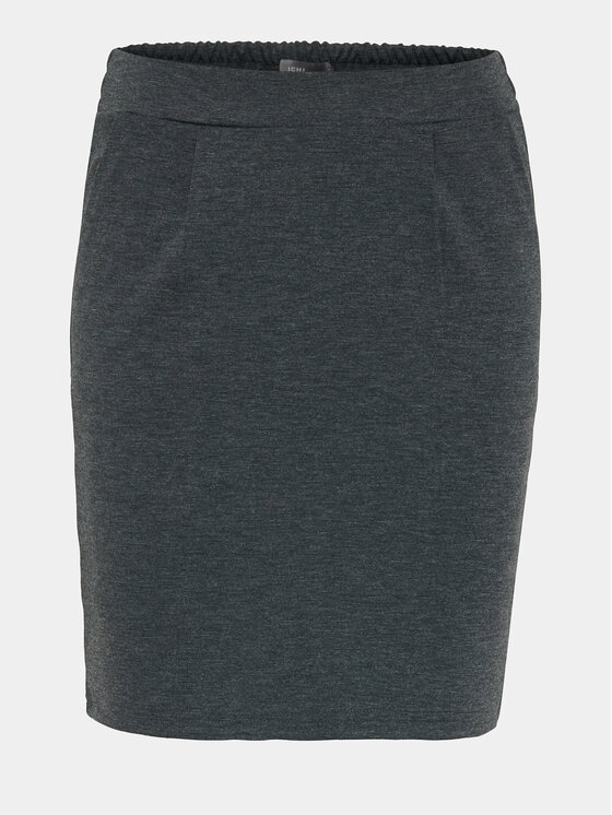 ICHI ICHI Φούστα mini 20105037 Γκρι Regular Fit