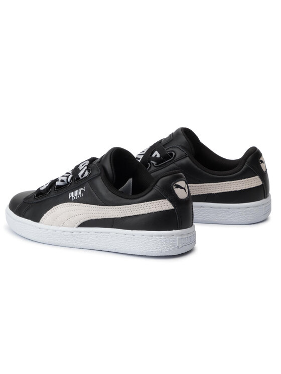 Black puma basket heart online