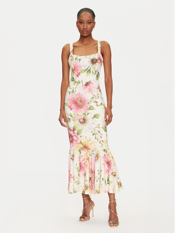 Guess Guess Coctailkleid W5GK20 WH4S2 Bunt Slim Fit