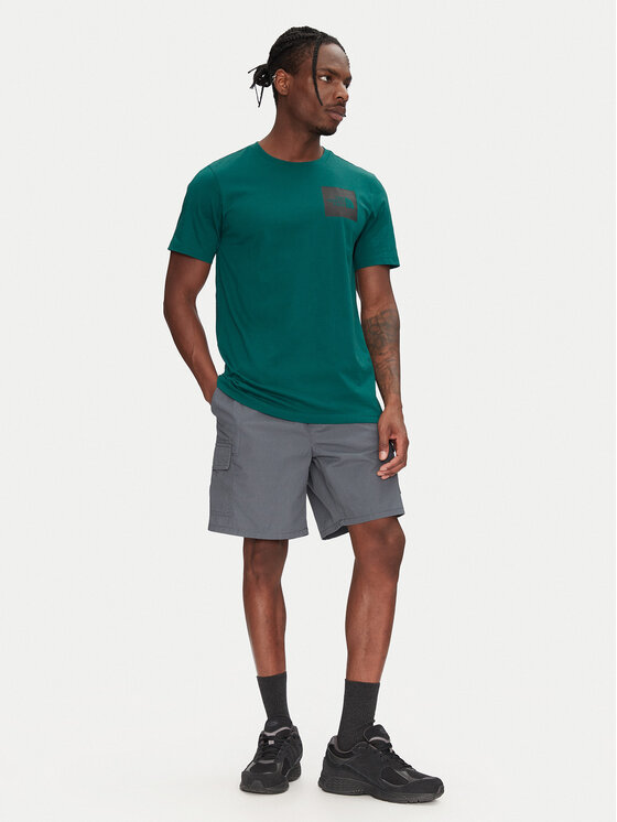 The North Face The North Face T-shirt SS Fine NF0A8A6M Zelena Regular Fit