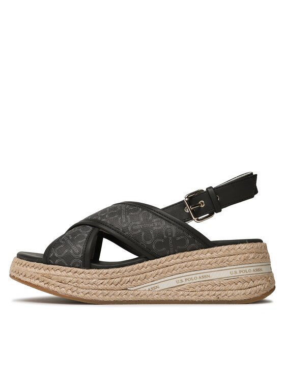 U.S. Polo Assn. U.S. Polo Assn. Sandale Glory GLORY005 PRINT Crna