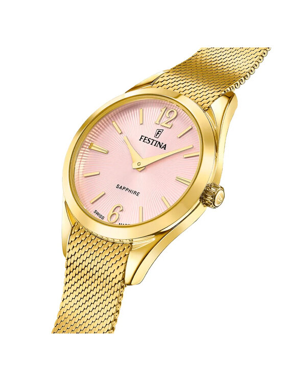 Festina Festina Zegarek F20077-2 Złoty