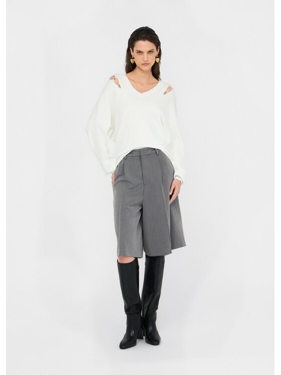 Liu Jo Liu Jo Maglione MF5037MS99E10701 Bianco Regular Fit