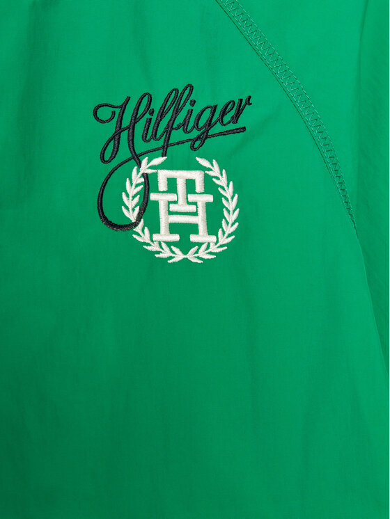 Tommy Jeans Tommy Jeans Geacă de vânt Script Monogram KG0KG07898 Verde Regular Fit