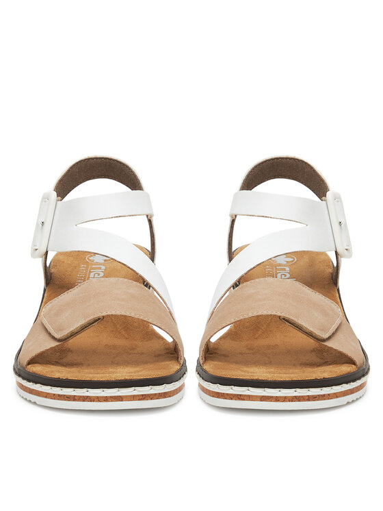 Rieker Rieker Sandalen V3660-60 Weiß
