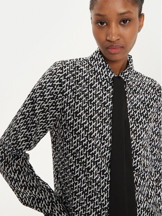 Fracomina Fracomina Camicia FR24WT6014W470K1 Nero Regular Fit