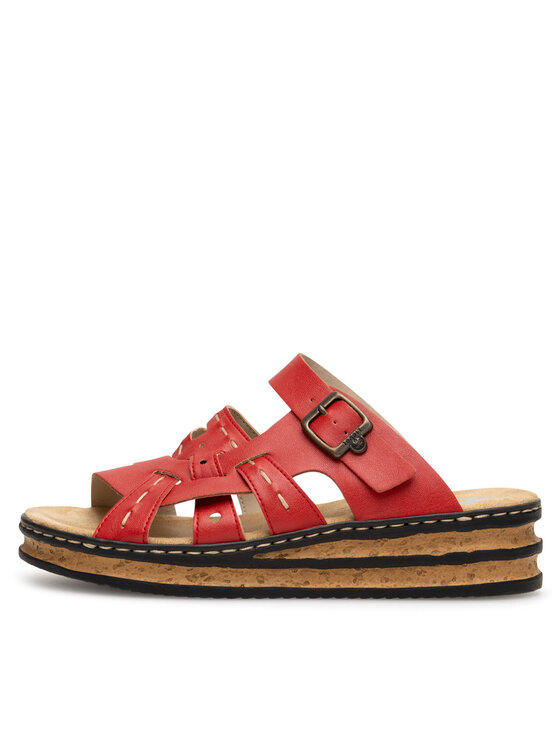 Rieker Rieker Pantoletten 62976-33 Rot