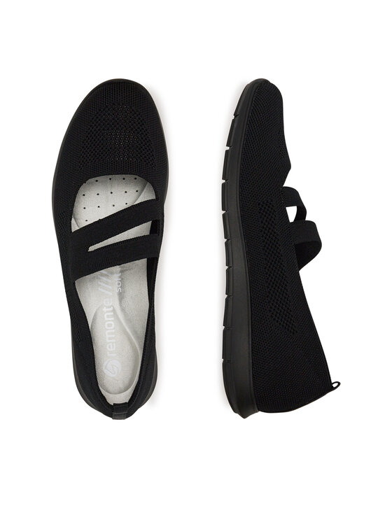 Remonte Remonte Halbschuhe R7102-01 Schwarz