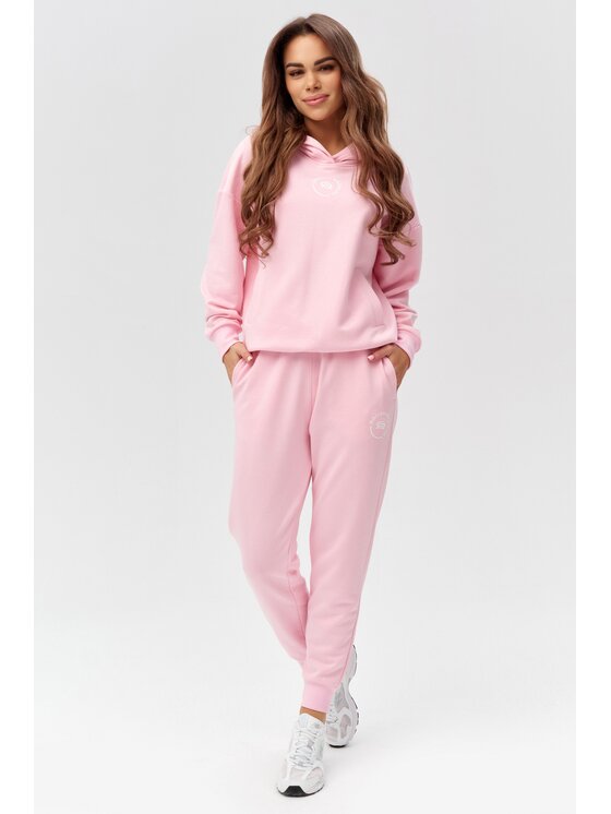ROUGH RADICAL ROUGH RADICAL Bluza COTTON ACTIVE HOODIE WOMEN Różowy Regular Fit