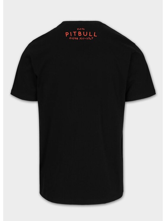 PITBULL PITBULL T-Shirt Koszulka męska FUJI XL Czarny Regular Fit