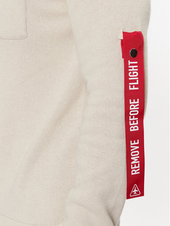 Aeronautica Militare Aeronautica Militare Sweter 232MA1460L518 Écru Regular Fit