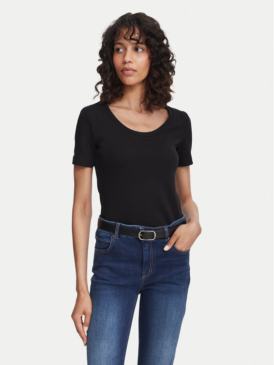 Weekend Max Mara Tricou Multij 2625946031 Negru Regular Fit