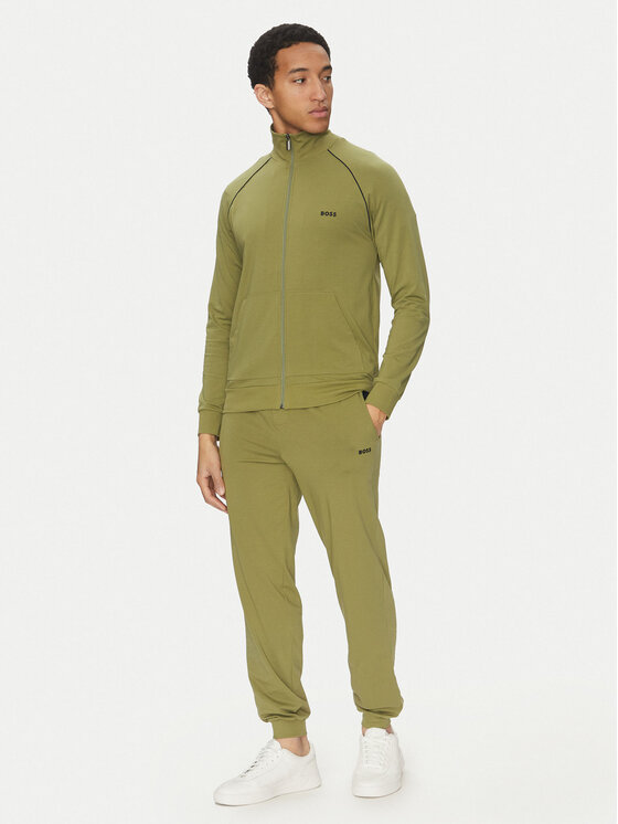 BOSS BOSS Donji dio trenerke Mix&Match 50515305 Zelena Regular Fit