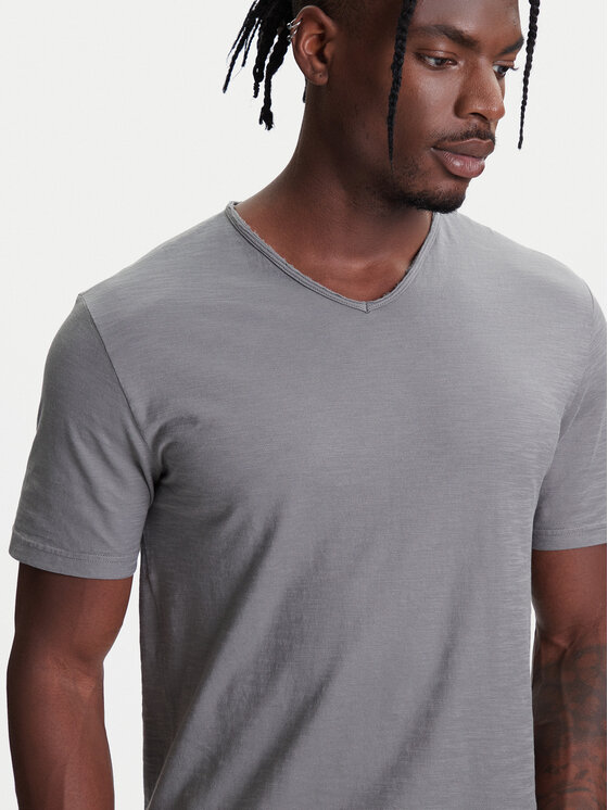 United Colors Of Benetton United Colors Of Benetton Тишърт 3JE1J4264 Сив Regular Fit