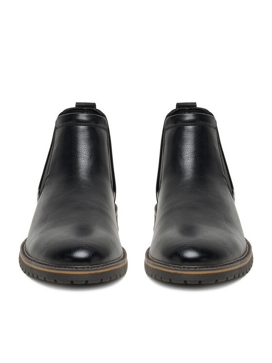 Lanetti Lanetti Klassische Stiefeletten CEO-1897 124AM Schwarz