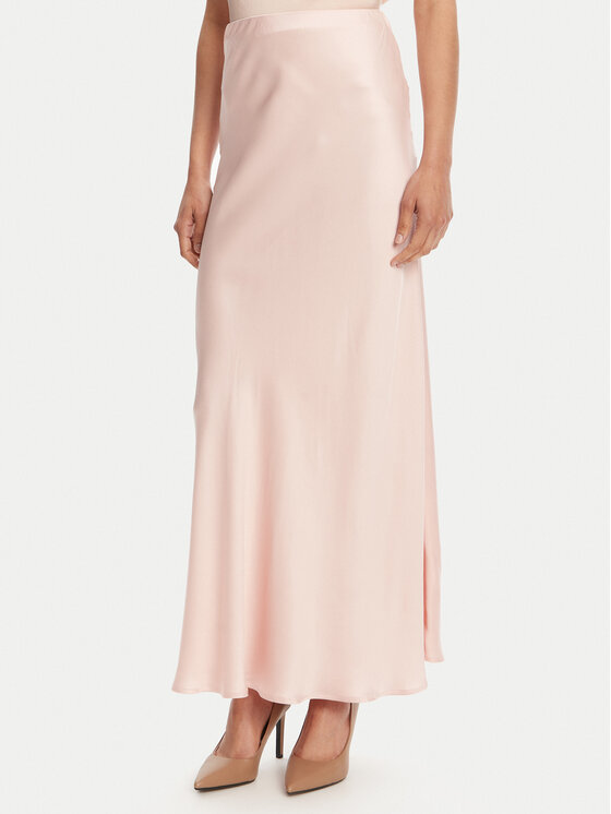 ViCOLO ViCOLO Fustă maxi TD0472 Roz Slim Fit
