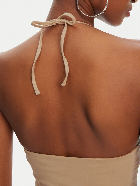 Juicy Couture Juicy Couture Top Tied JCWCT125306 Beige Slim Fit
