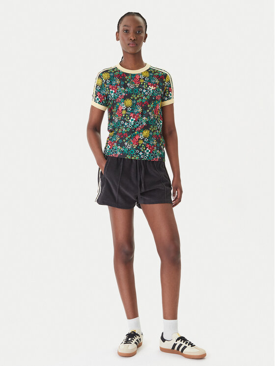 adidas adidas Спортивні шорти Terry Towel Firebird KD1398 Чорний Loose Fit