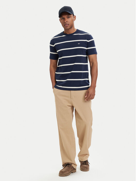 Gant Gant T-Shirt 2003398 Tmavomodrá Regular Fit
