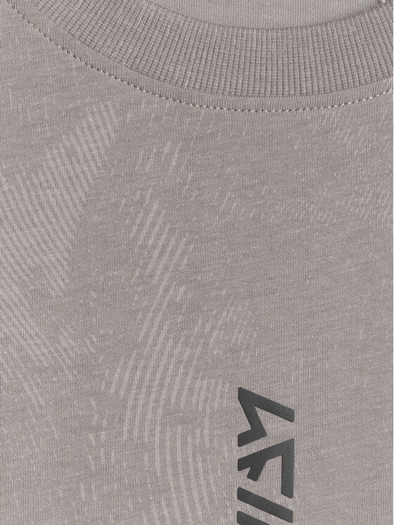 4F 4F T-Shirt BRIGHT TRACK Szary jasny Regular Fit