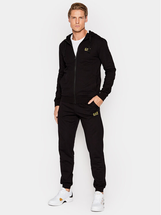EA7 Emporio Armani EA7 Emporio Armani Tepláková súprava 8NPV80 PJ05Z 0208 Čierna Regular Fit