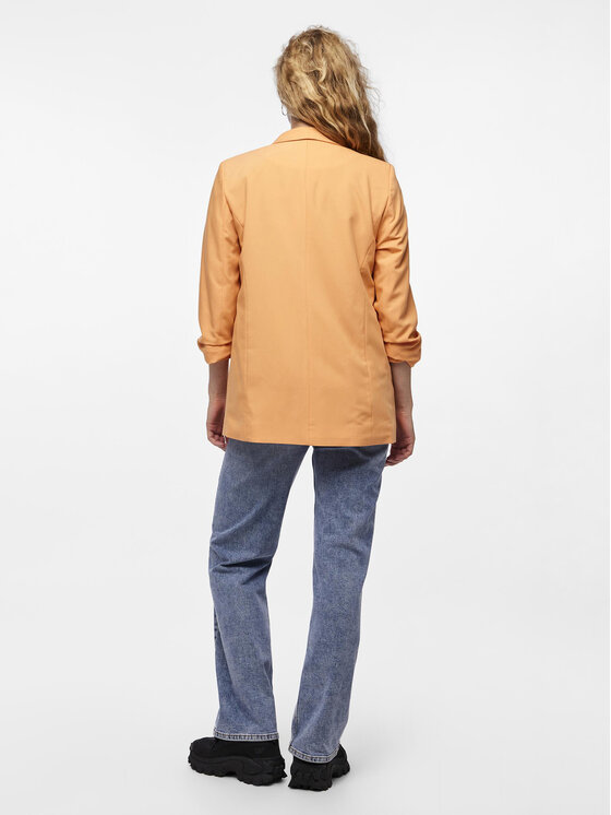 Pieces Pieces Marynarka Bosella 17090996 Pomarańczowy Regular Fit