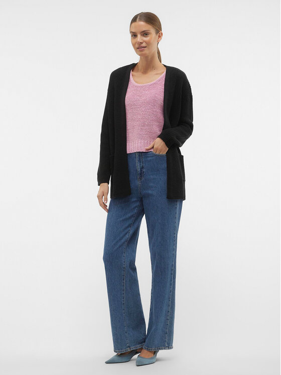 Vero Moda Vero Moda Pletena jopica Fabulous 10297806 Črna Regular Fit