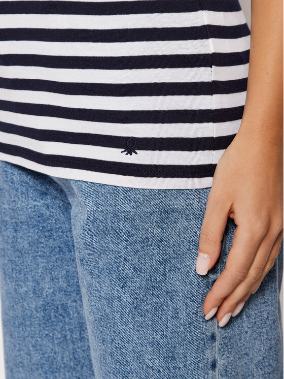 United Colors Of Benetton United Colors Of Benetton Top 3OA6E8397 Tumesinine Regular Fit