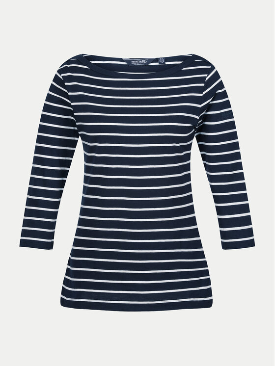 Regatta Regatta Bluzka Bayletta RWT294 Granatowy Regular Fit