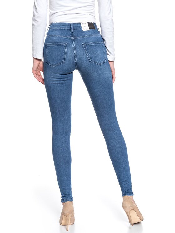 Mustang Mustang Jeansy ZOE SUPER SKINNY Niebieski Skinny Fit